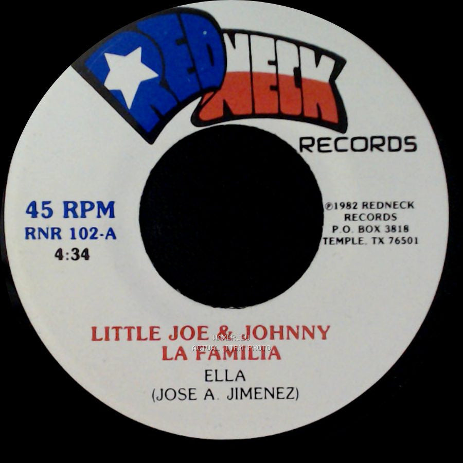 Little Joe & Johnny La Familia - Ella / Se Lo Dejo A Dios side A