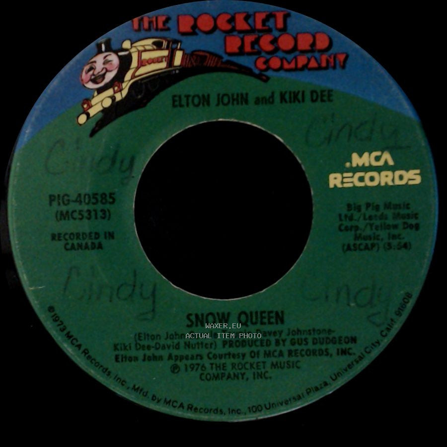 Elton John And Kiki Dee - Snow Queen / Don't Go Breaking My Heart side A