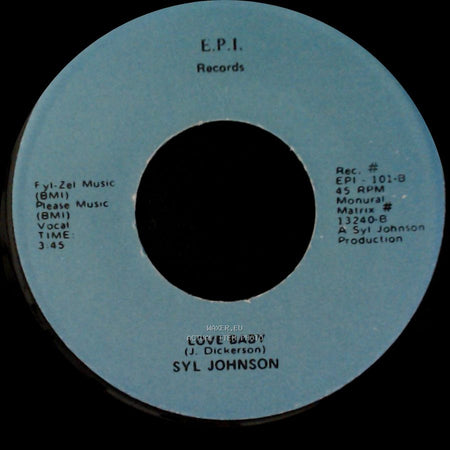 Syl Johnson - Love Baby / Goodie Goodie Good Time side B