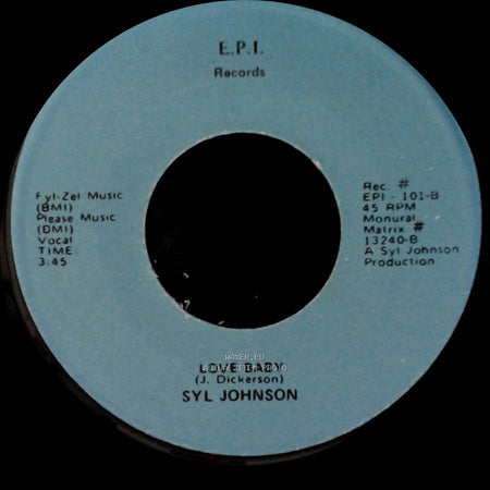 Syl Johnson - Love Baby / Goodie Goodie Good Time side B