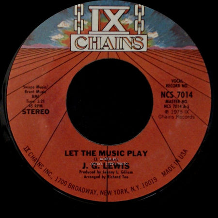 J. G. Lewis - Let The Music Play / Let The Music Play side A