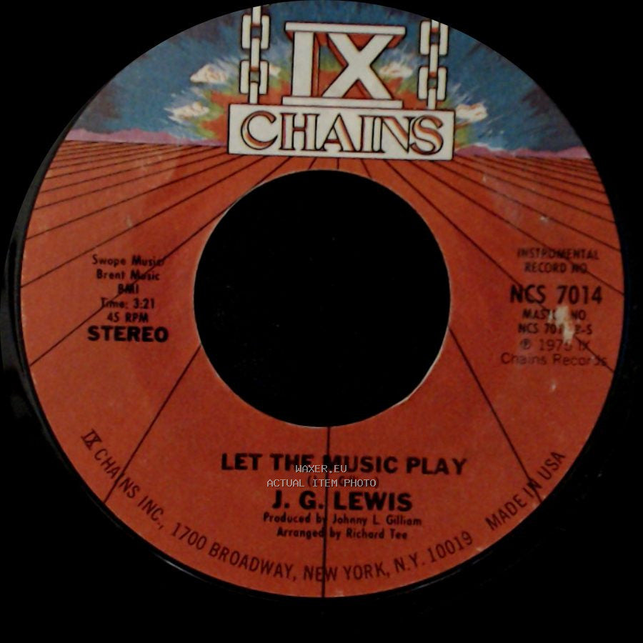 J. G. Lewis - Let The Music Play / Let The Music Play side B