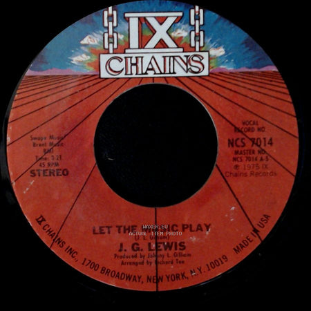 J. G. Lewis - Let The Music Play / Let The Music Play side B