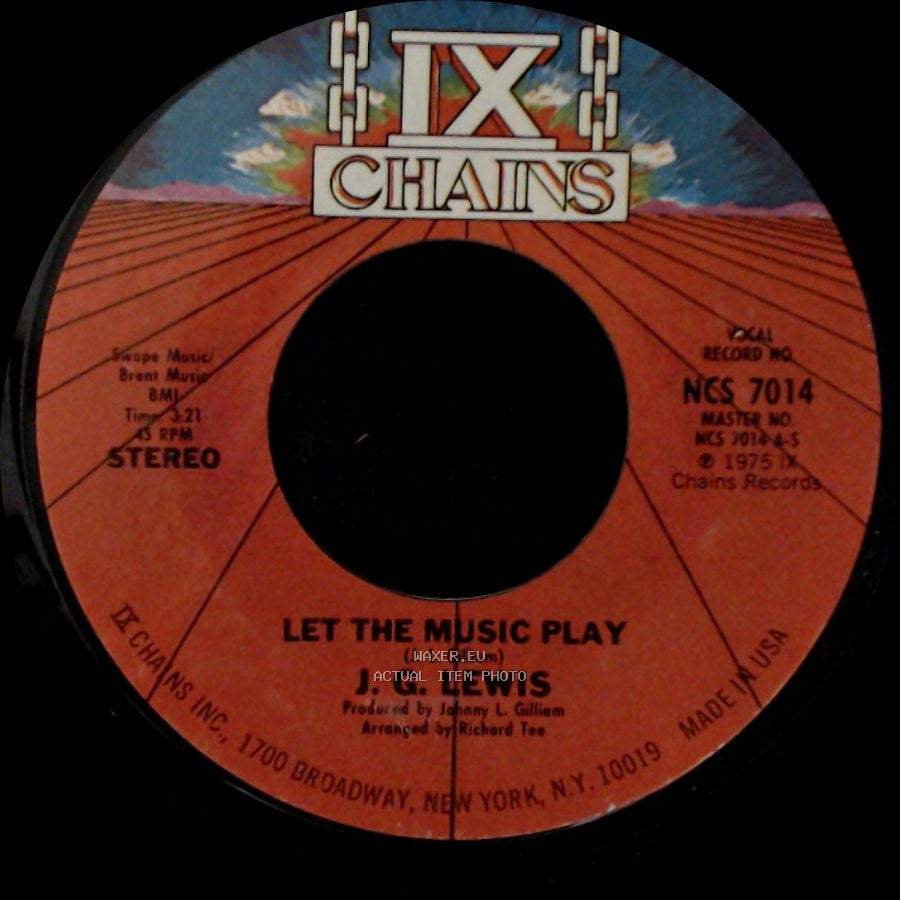 J. G. Lewis - Let The Music Play / Let The Music Play side A