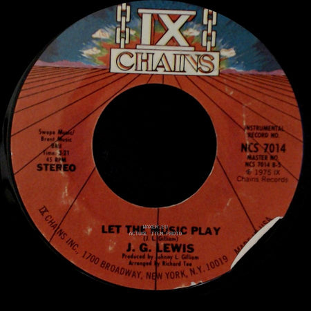 J. G. Lewis - Let The Music Play / Let The Music Play side B