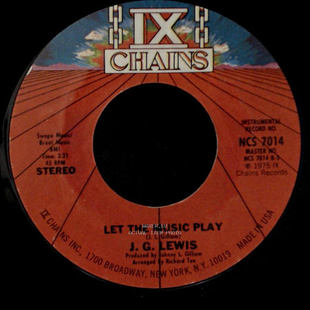 J. G. Lewis - Let The Music Play / Let The Music Play side B