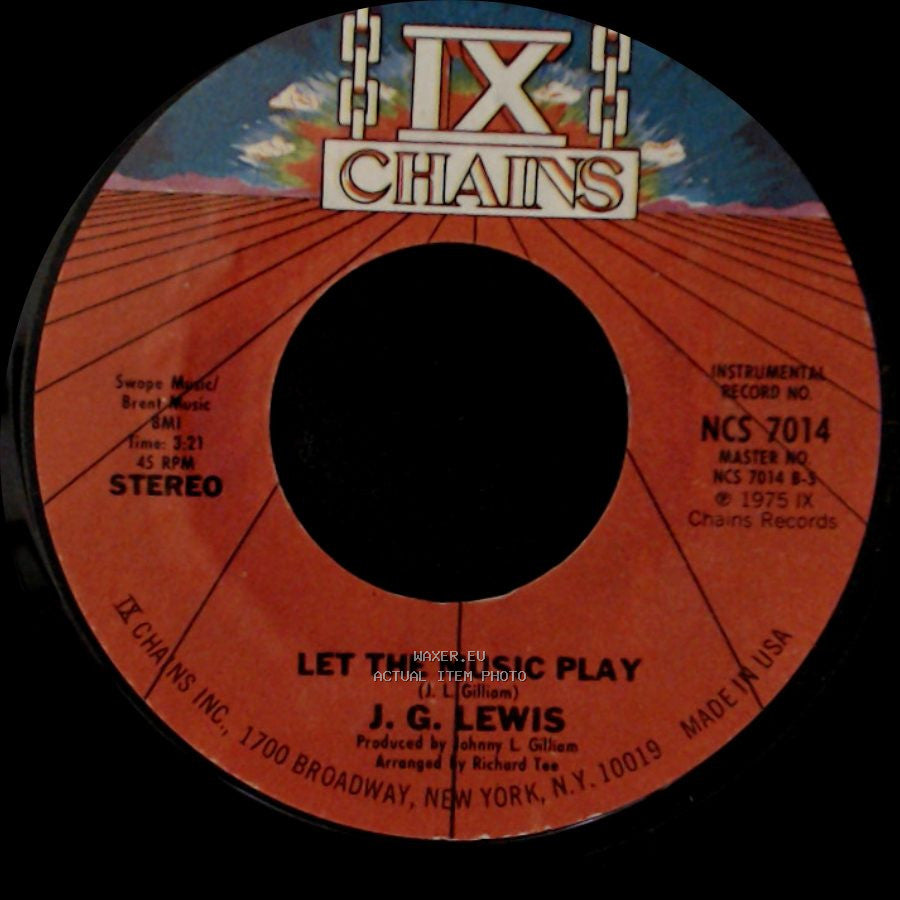 J. G. Lewis - Let The Music Play / Let The Music Play side B