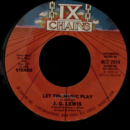 J. G. Lewis - Let The Music Play / Let The Music Play side B