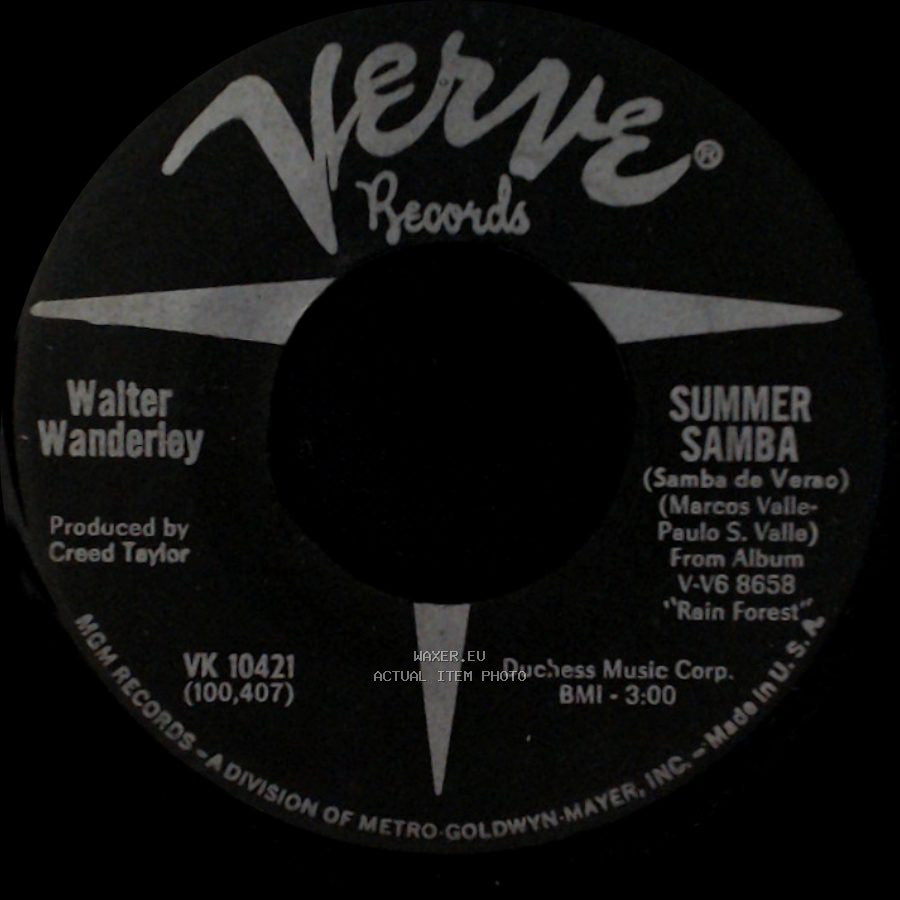 Walter Wanderley - Call Me / Summer Samba side A