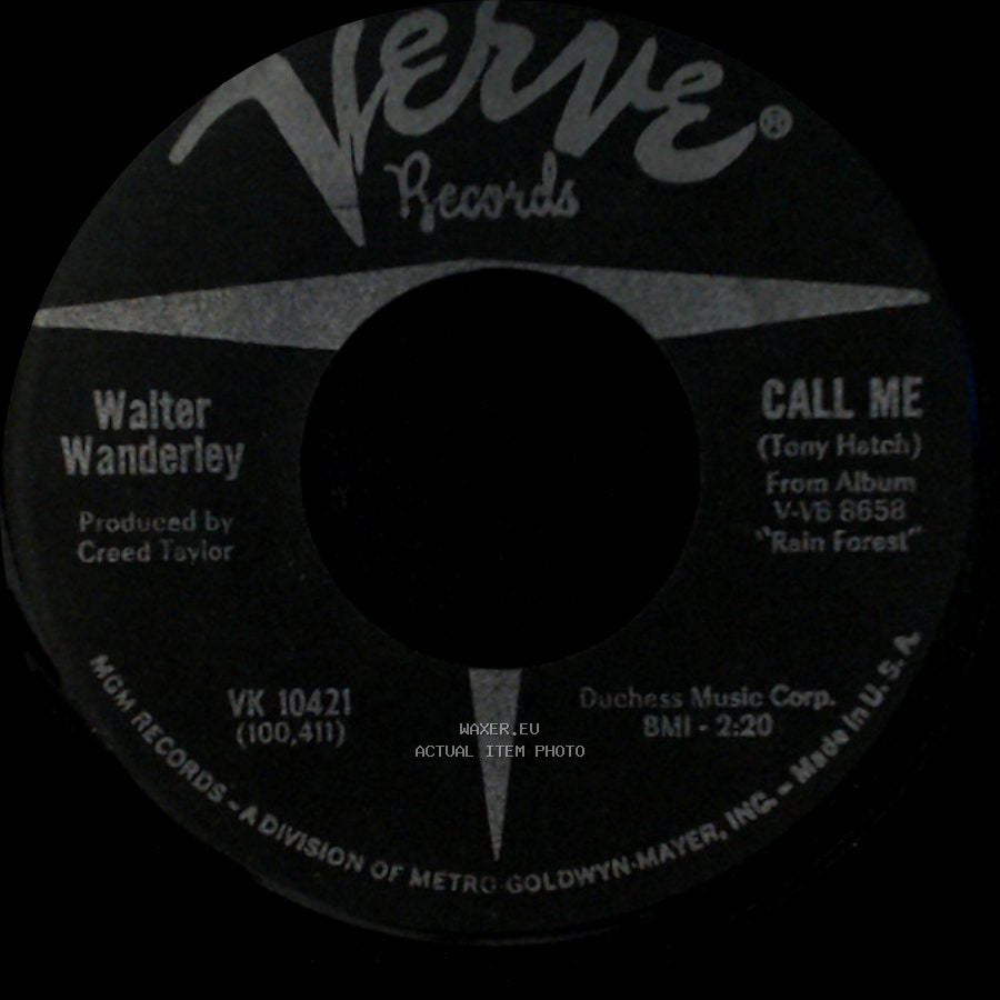 Walter Wanderley - Call Me / Summer Samba side B