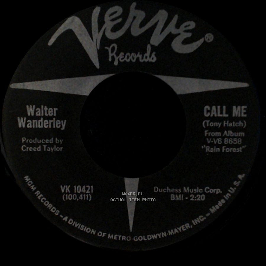 Walter Wanderley - Call Me / Summer Samba side B