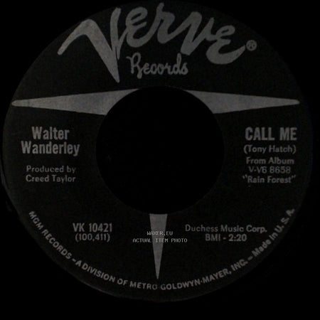 Walter Wanderley - Call Me / Summer Samba side B