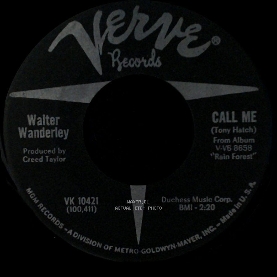 Walter Wanderley - Call Me / Summer Samba side B