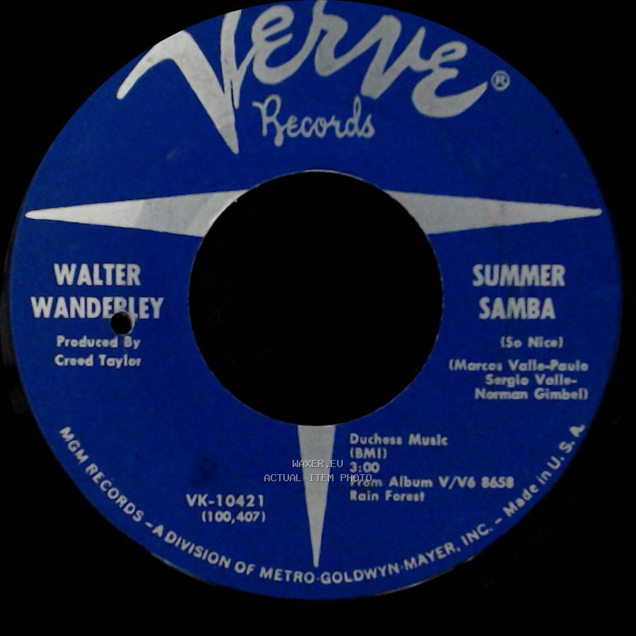Walter Wanderley - Call Me / Summer Samba side B