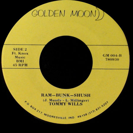 Tommy Wills - Wildwood Flower / Ram-Bunk-Shush side B