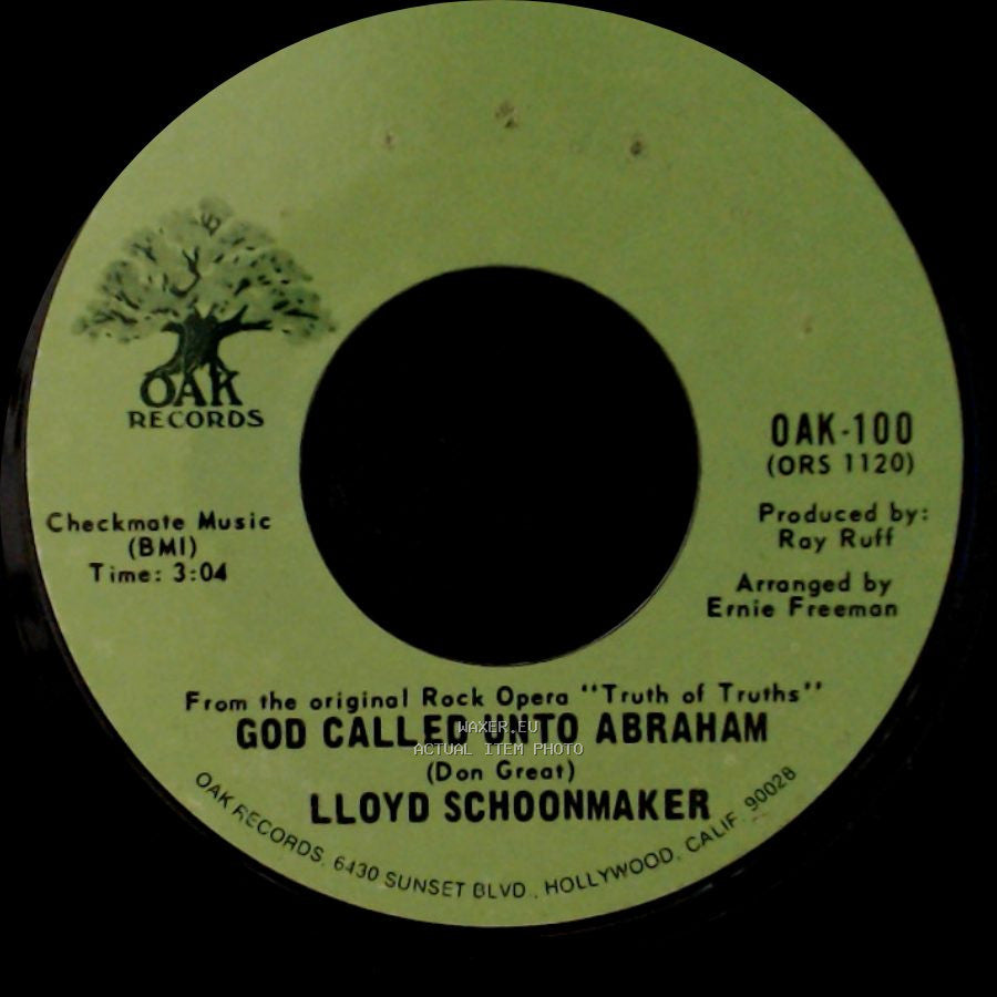 Lloyd Schoonmaker - He Will Come Again / God Called Unto Abraham side A
