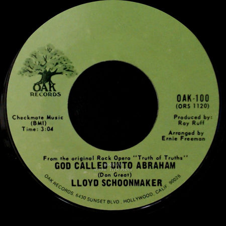 Lloyd Schoonmaker - He Will Come Again / God Called Unto Abraham side B