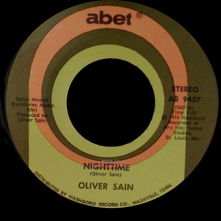 Oliver Sain - Nighttime / Bus Stop side A