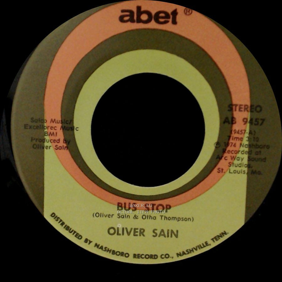 Oliver Sain - Nighttime / Bus Stop side B