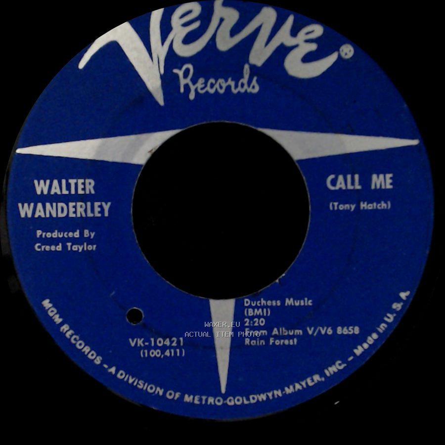 Walter Wanderley - Call Me / Summer Samba side A