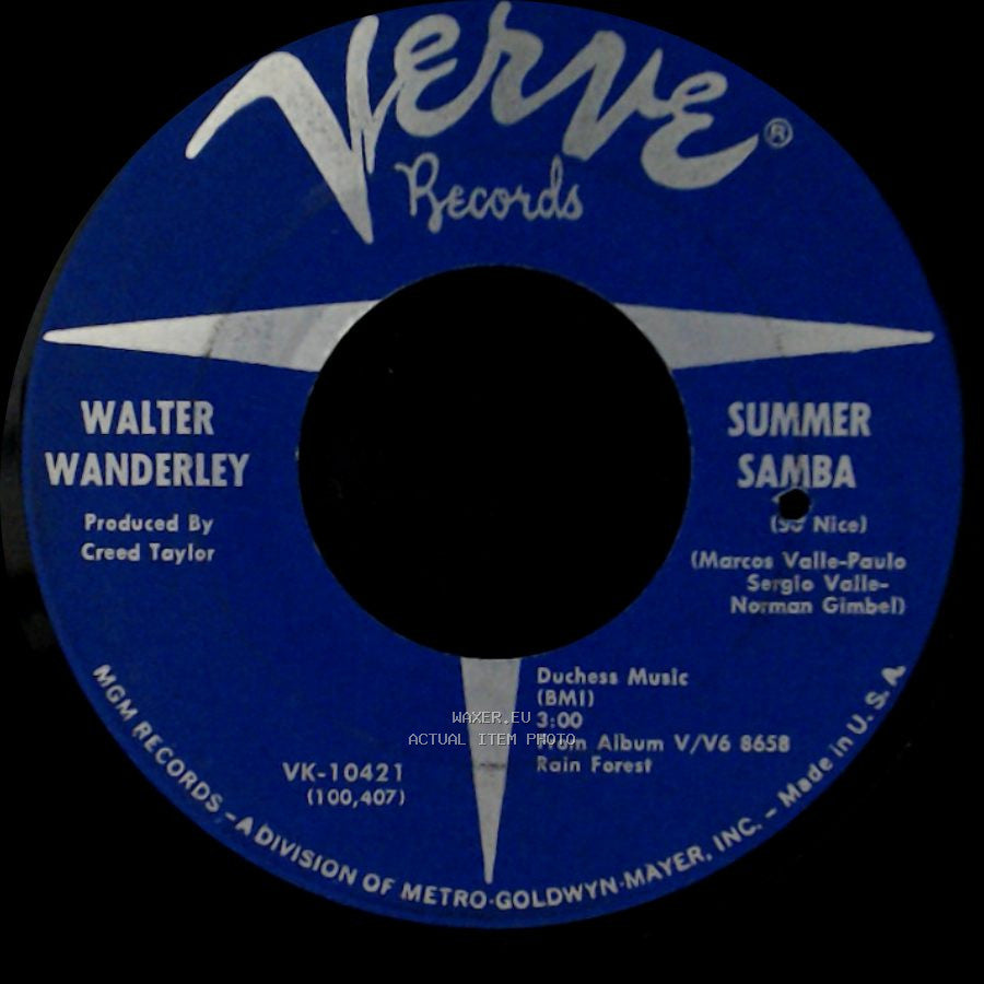 Walter Wanderley - Call Me / Summer Samba side B