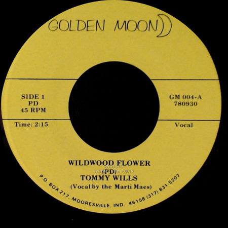 Tommy Wills - Wildwood Flower / Ram-Bunk-Shush side A