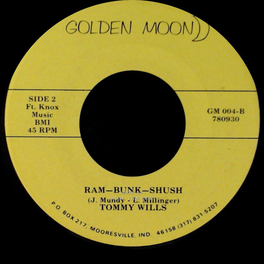 Tommy Wills - Wildwood Flower / Ram-Bunk-Shush side B
