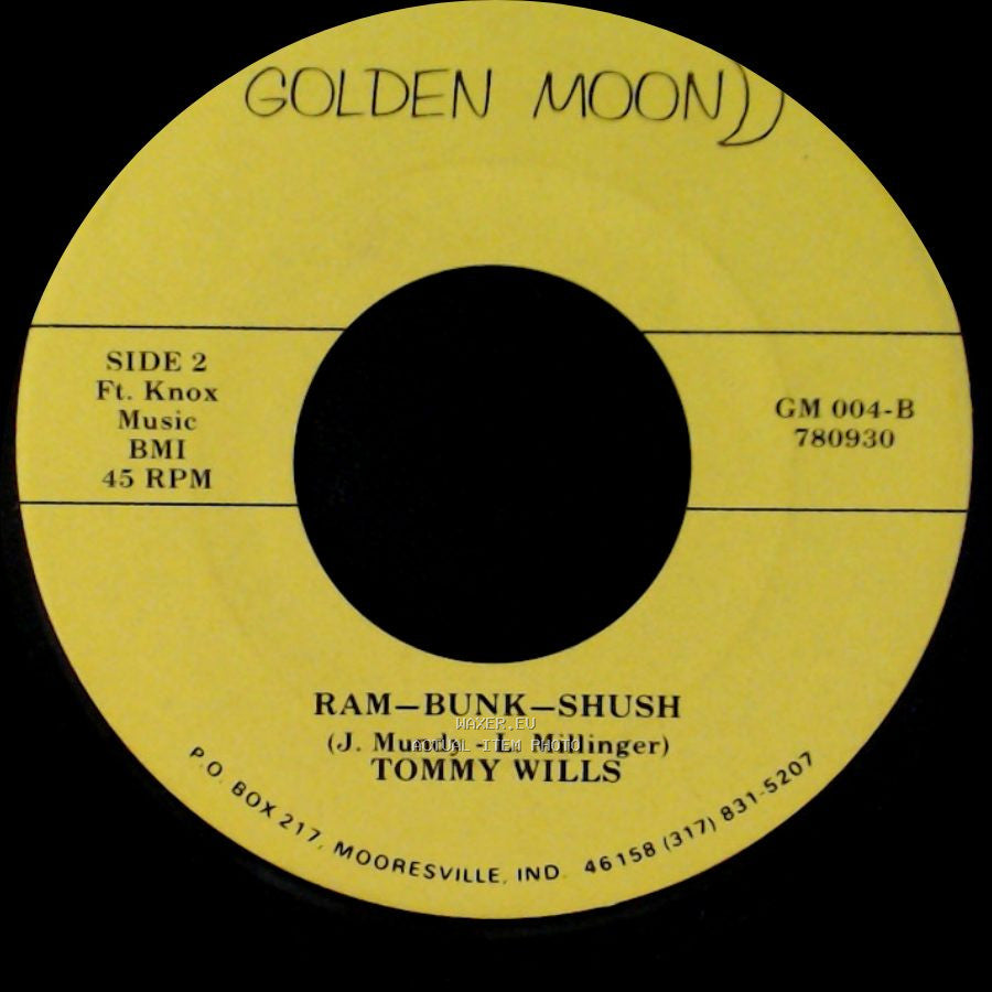 Tommy Wills - Wildwood Flower / Ram-Bunk-Shush side B