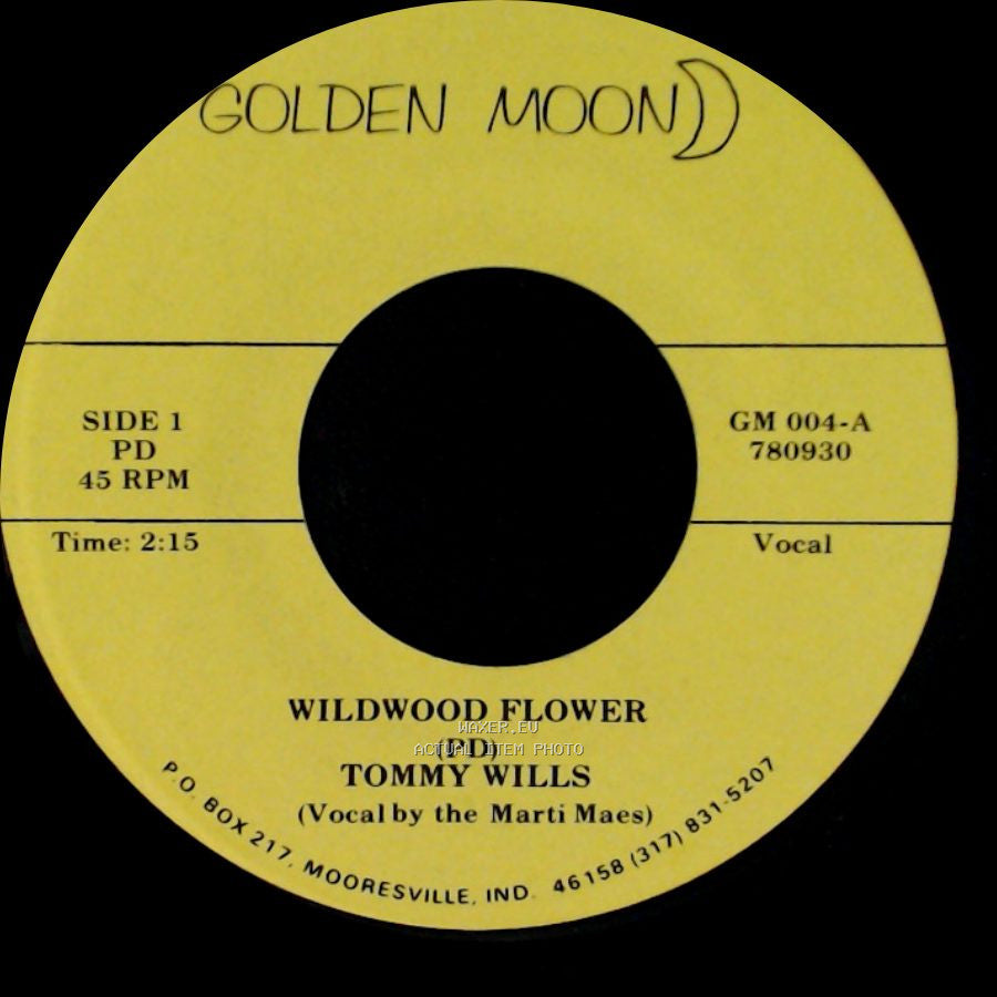 Tommy Wills - Wildwood Flower / Ram-Bunk-Shush side A
