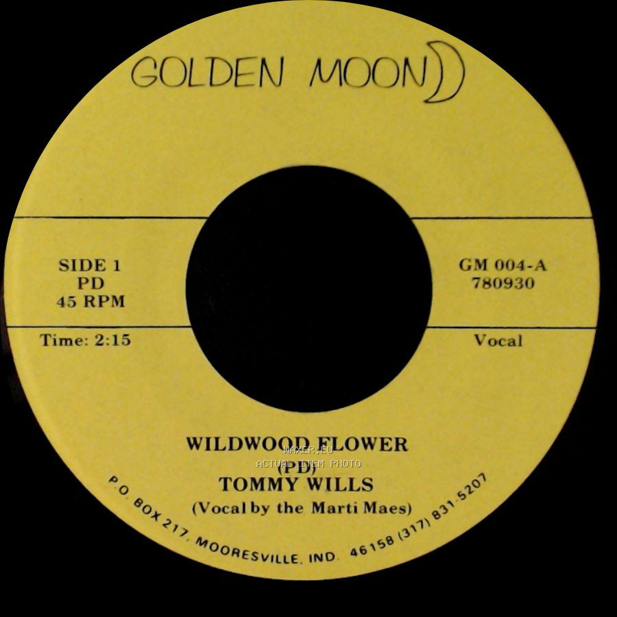 Tommy Wills - Wildwood Flower / Ram-Bunk-Shush side A