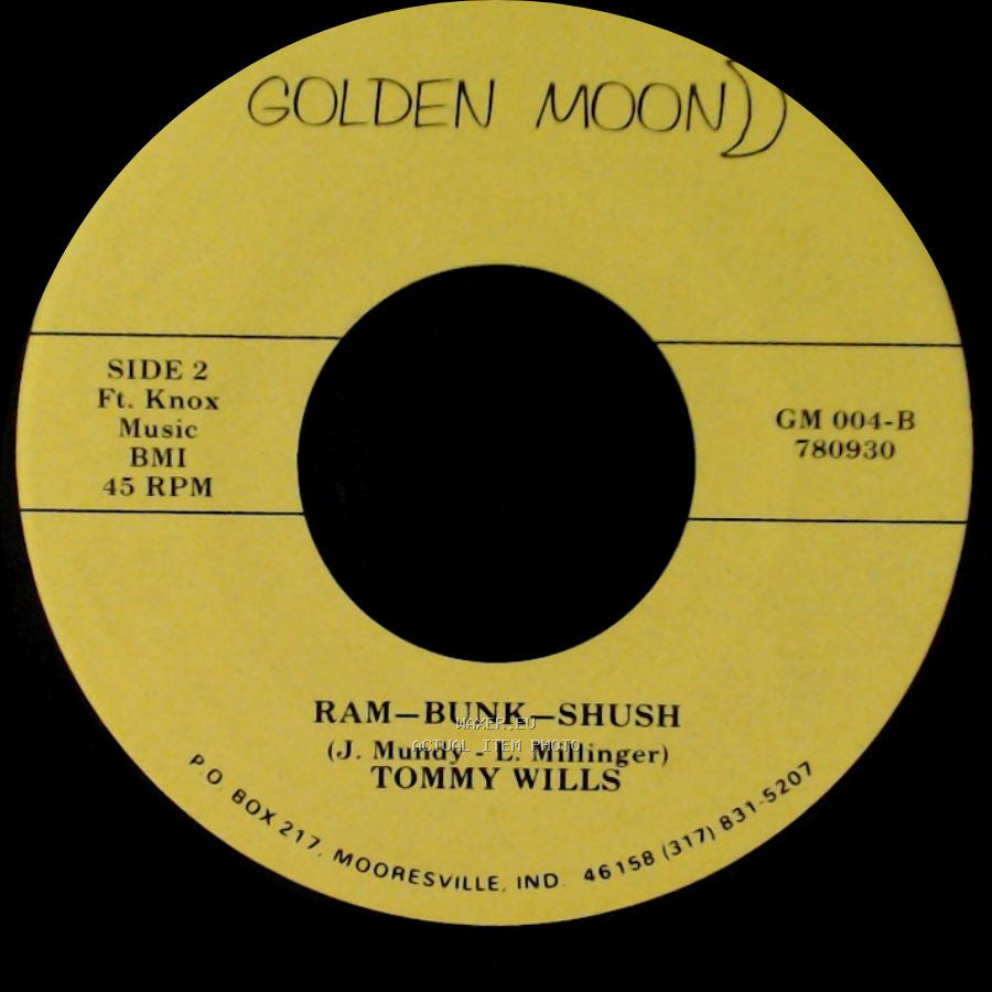 Tommy Wills - Wildwood Flower / Ram-Bunk-Shush side B