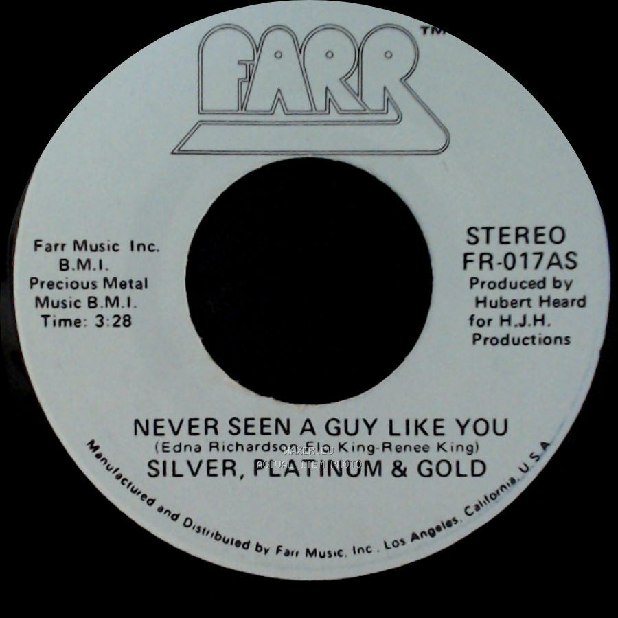 Silver, Platinum & Gold - Love In His Eyes / Never Seen A Guy Like You side B
