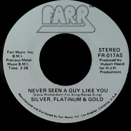 Silver, Platinum & Gold - Love In His Eyes / Never Seen A Guy Like You side B