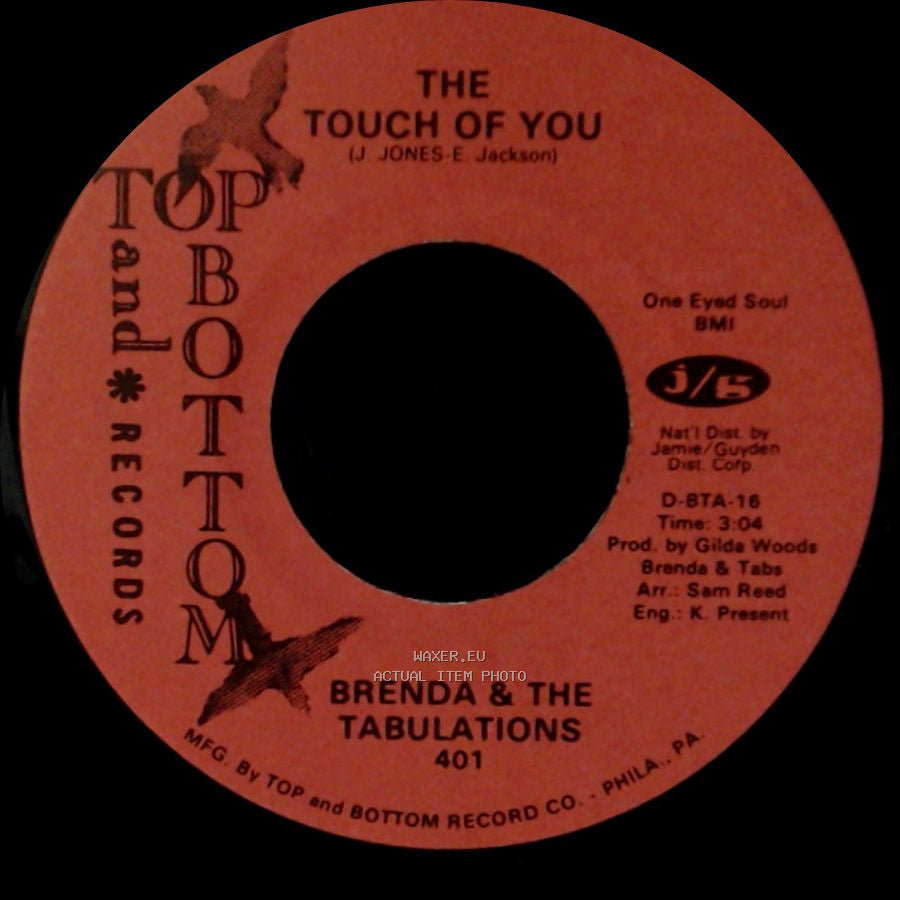 Brenda & The Tabulations - The Touch Of You / Stop Sneaking Around side A