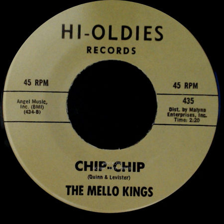 The Mello Kings - Tonight, Tonight / Chip-Chip side B