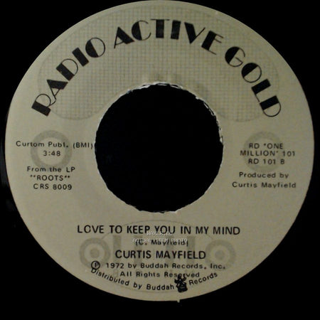 Curtis Mayfield - Superfly / Love To Keep You In My Mind side B