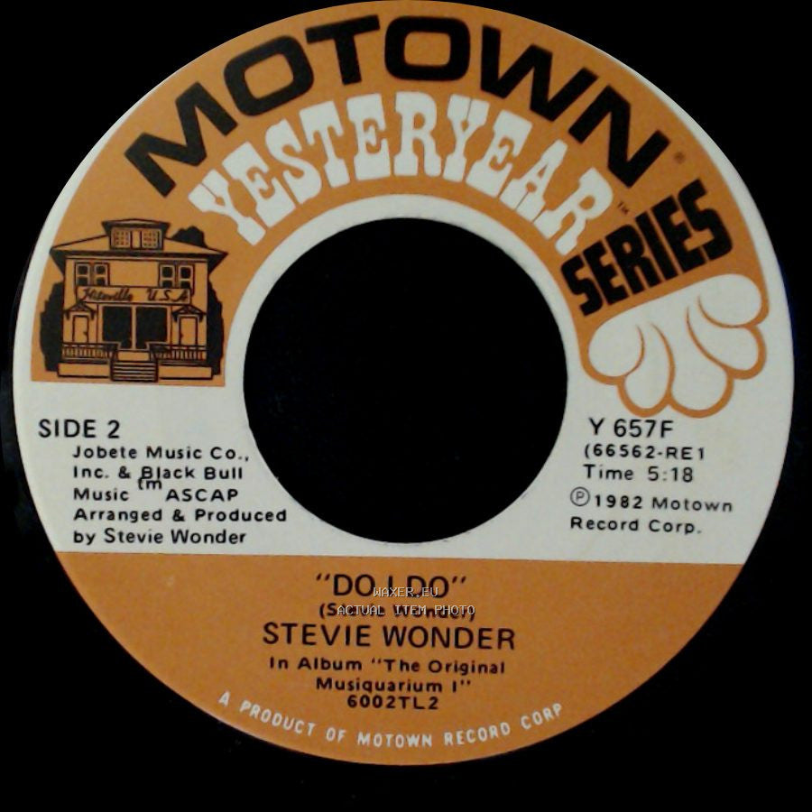 Stevie Wonder - That Girl / Do I Do side B