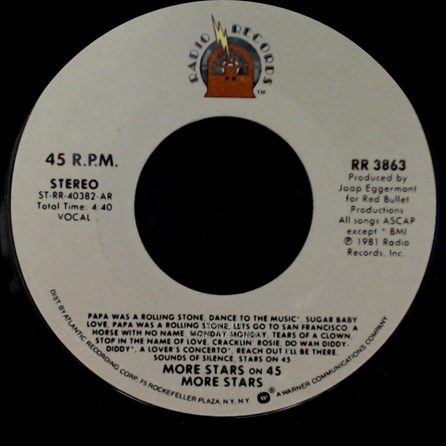 More Stars On 45 - 45 Stars Get Ready / More Stars side B