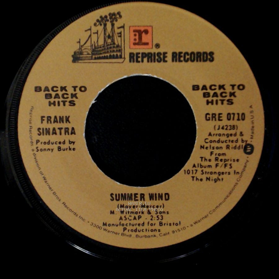 Frank Sinatra - Summer Wind / Strangers In The Night side A