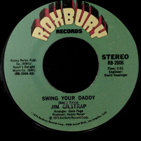 Jim Gilstrap - Swing Your Daddy - Pt. 2 / Swing Your Daddy side B