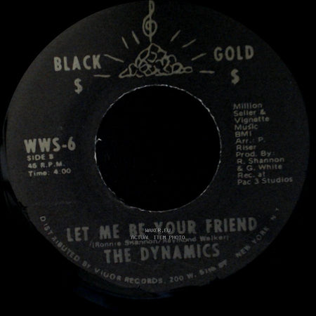 The Dynamics - Voyage Thru The Mind / Let Me Be Your Friend side B