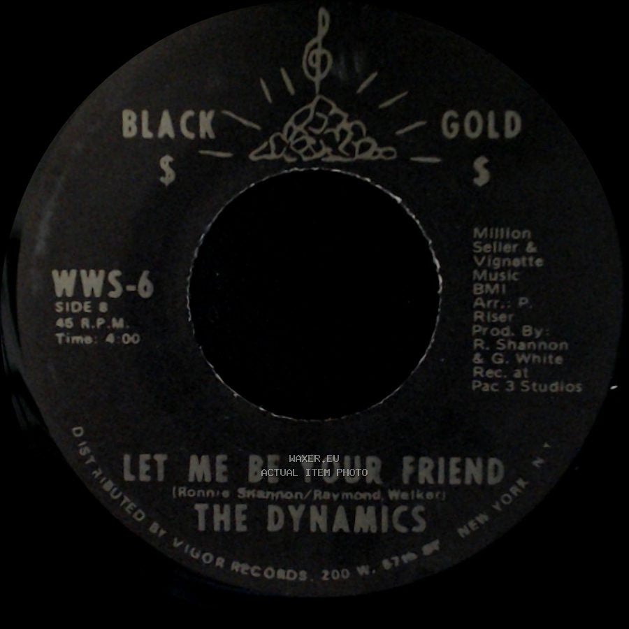 The Dynamics - Voyage Thru The Mind / Let Me Be Your Friend side B