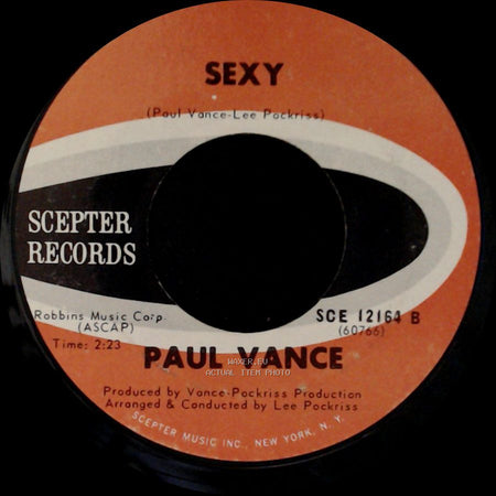 Paul Vance - Sexy / Dommage, Dommage (Too Bad, Too Bad) side A