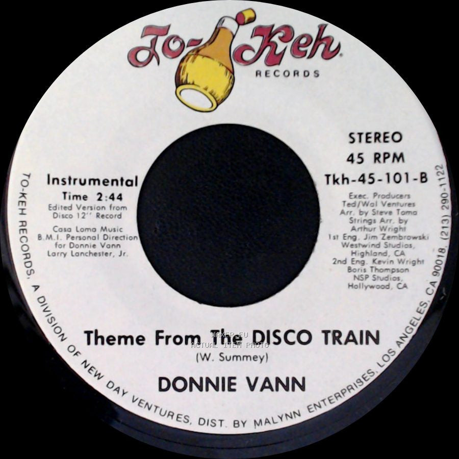 Donnie Vann - Theme From The Disco Train / Disco Train side A