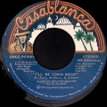 Greg Perry - I'll Be Comin Back / Love Is Magic (Instrumental) side A