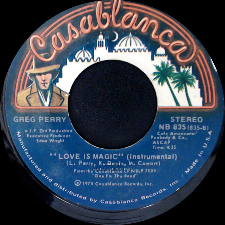 Greg Perry - I'll Be Comin Back / Love Is Magic (Instrumental) side B