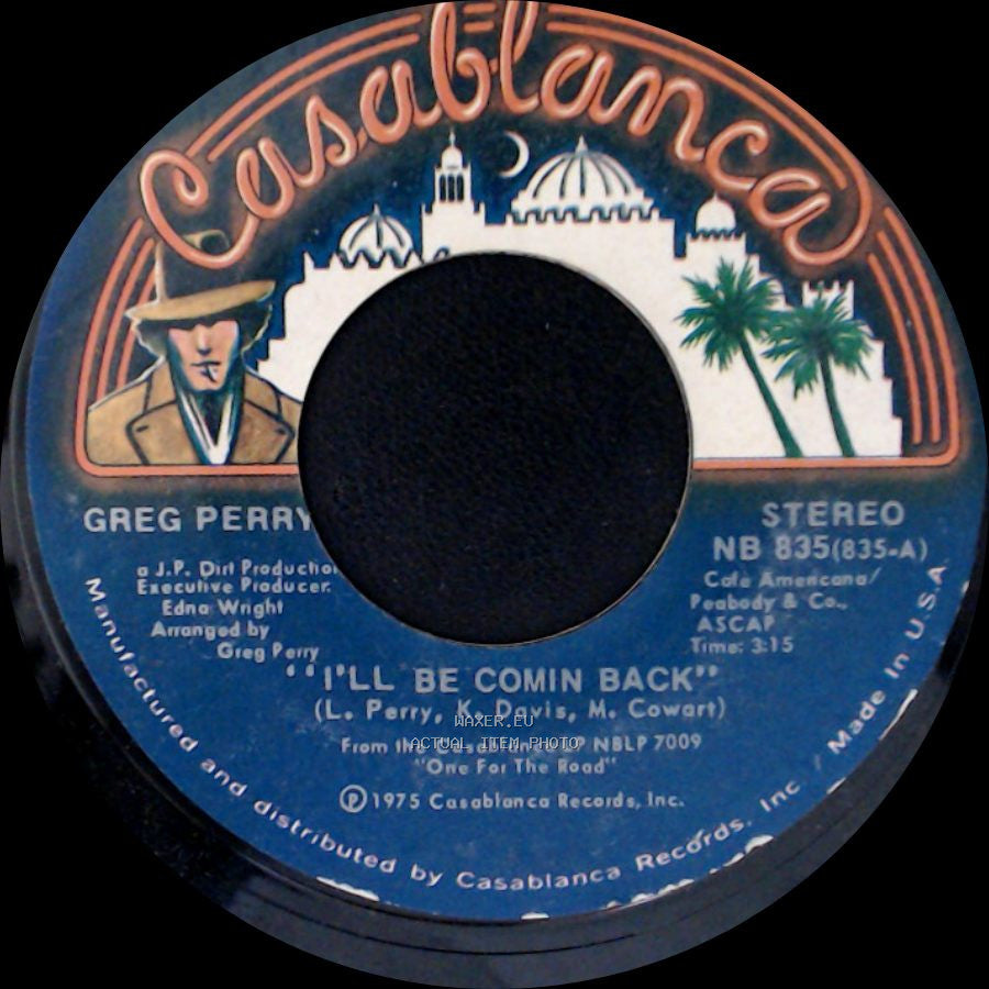 Greg Perry - I'll Be Comin Back / Love Is Magic (Instrumental) side A