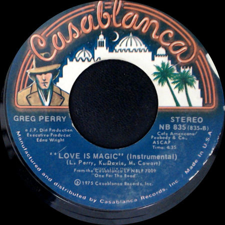 Greg Perry - I'll Be Comin Back / Love Is Magic (Instrumental) side B