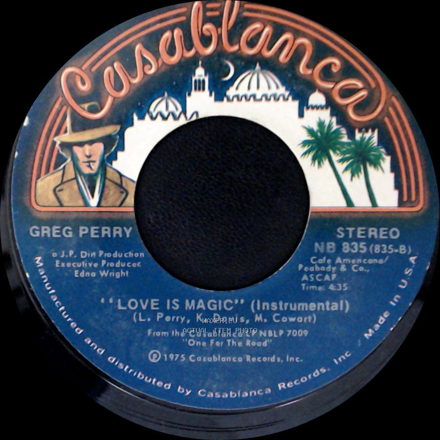 Greg Perry - I'll Be Comin Back / Love Is Magic (Instrumental) side A