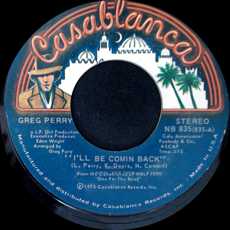 Greg Perry - I'll Be Comin Back / Love Is Magic (Instrumental) side B